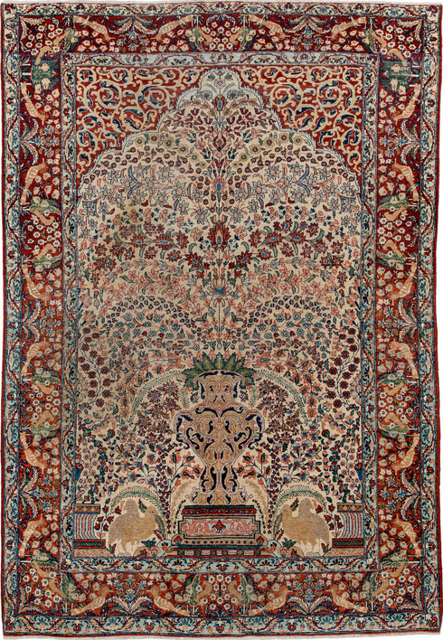 Antique Lavar Area Rug (4' x 6')